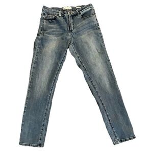 Women’s Anne Klein Girlfriend Jeans Size 8 Straight Leg Medium Wash